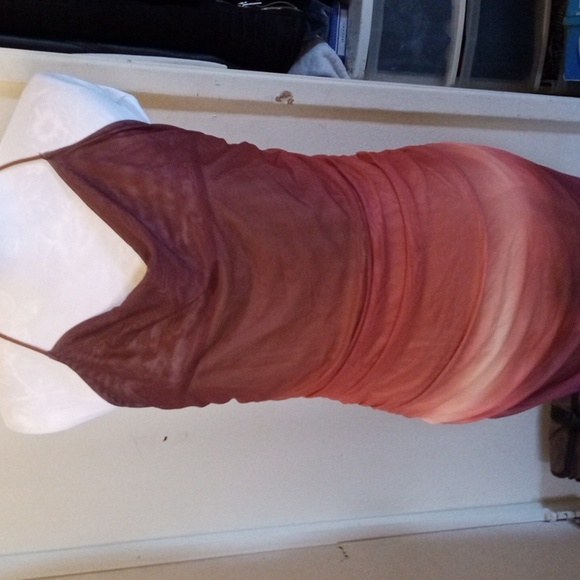 Ombre Ruched Dress - Picture 4 of 15
